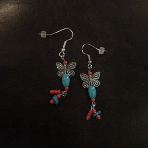 Butterfly earrings
